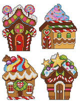 Gingerbread Houses 127CS Counted Cross-Stitch Kit From Wizardi