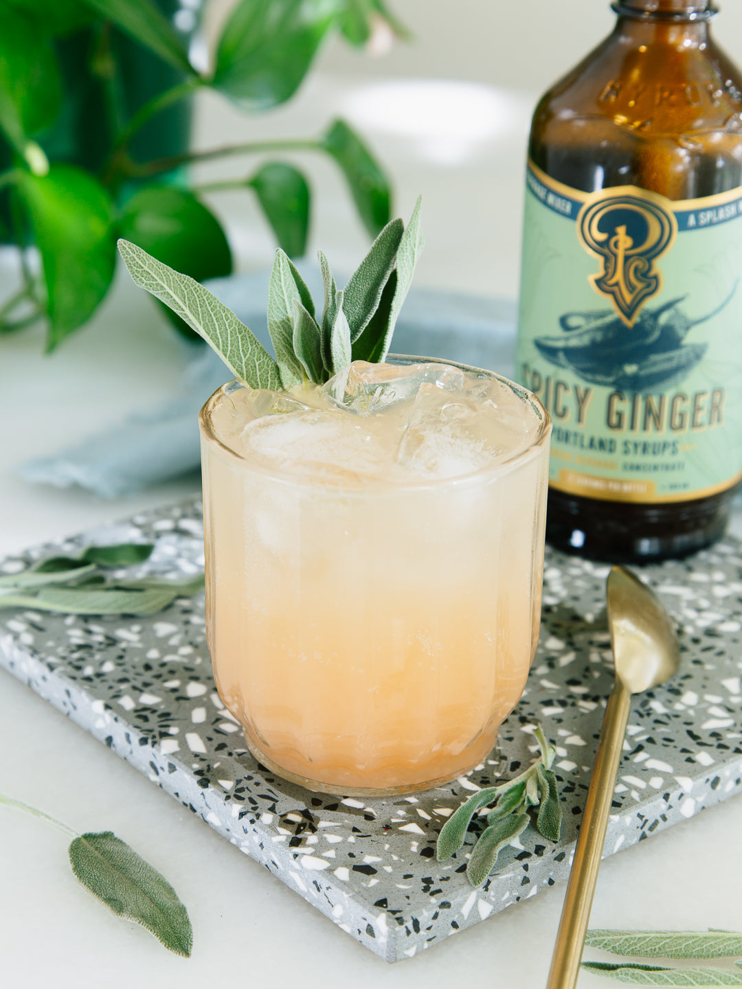 Spicy Ginger Syrup two-pack from Portland Syrups