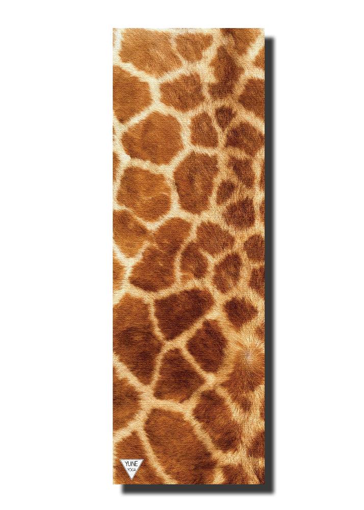 Giraffe Print Eco Yoga Mat – 6mm Support, Non-Slip Surface | Yune from Yune Yoga