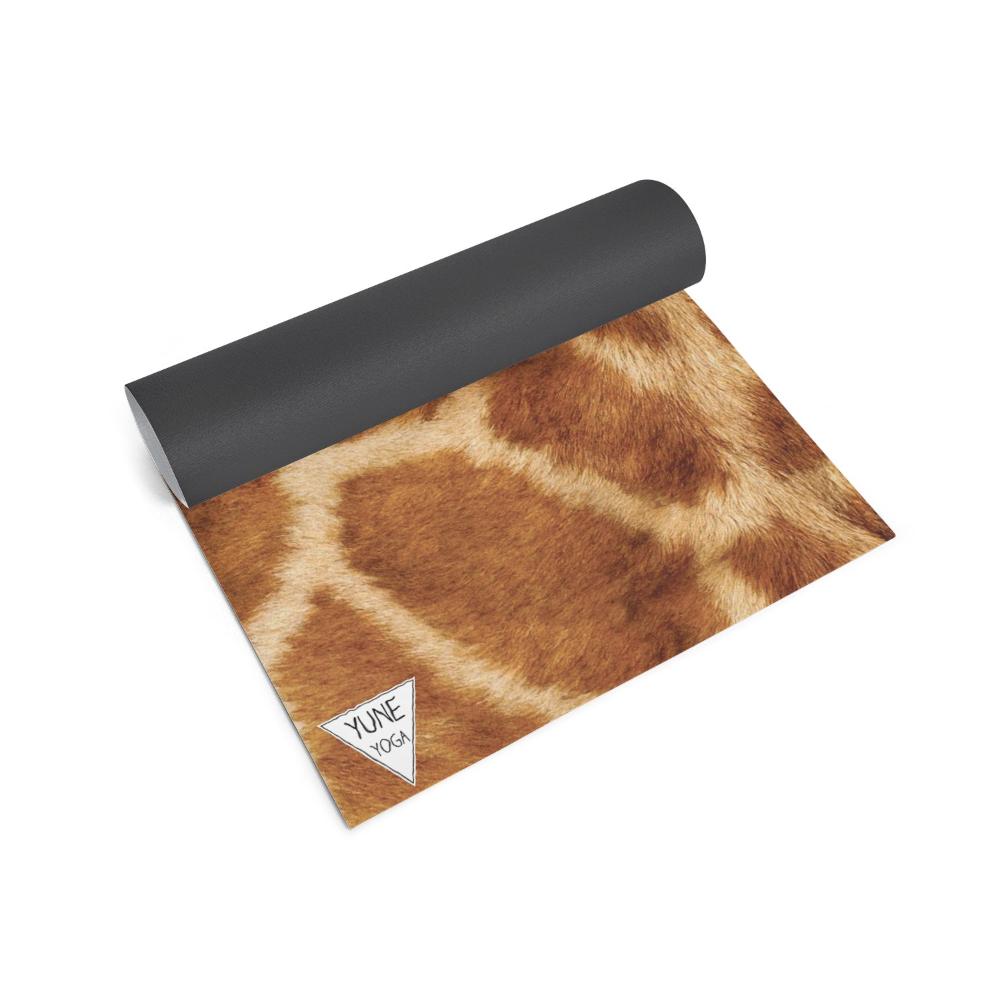 Giraffe Print Eco Yoga Mat – 6mm Support, Non-Slip Surface | Yune from Yune Yoga