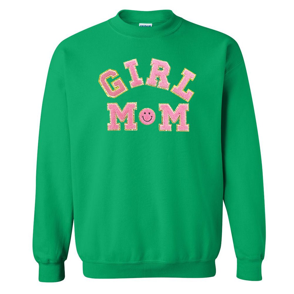 Girl Mom Letter Patch Sweatshirt from United Monograms