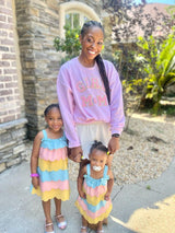 Girl Mom Letter Patch Sweatshirt from United Monograms