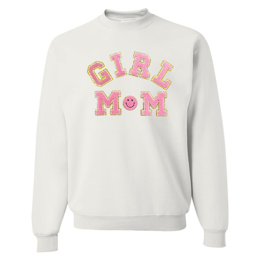 Girl Mom Letter Patch Sweatshirt from United Monograms