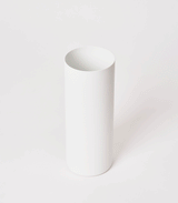 Round Tissue Case - Steel + Wood from Yamazaki Home