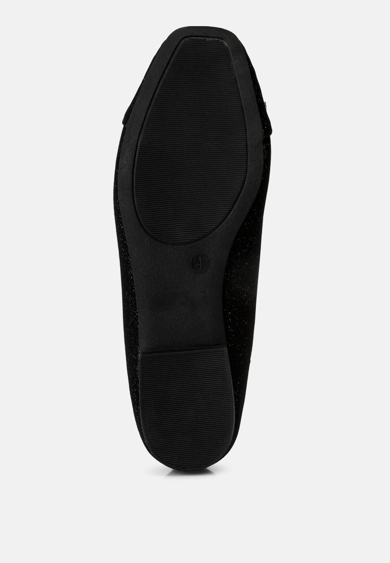 Gizeh Women Rhinestone Embellished Ballerinas from London Rag International