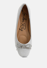 Gizeh Women Rhinestone Embellished Ballerinas from London Rag International