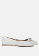 Gizeh Women Rhinestone Embellished Ballerinas from London Rag International