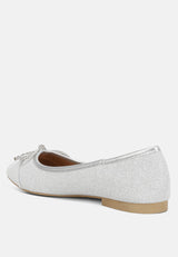 Gizeh Women Rhinestone Embellished Ballerinas from London Rag International