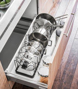 Adjustable Pot Lid Organizer - Steel from Yamazaki Home