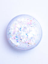 Snow Angel - Iridescent White Glitter with Stars from Lunautics