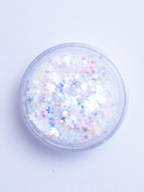 Snow Angel - Iridescent White Glitter with Stars from Lunautics
