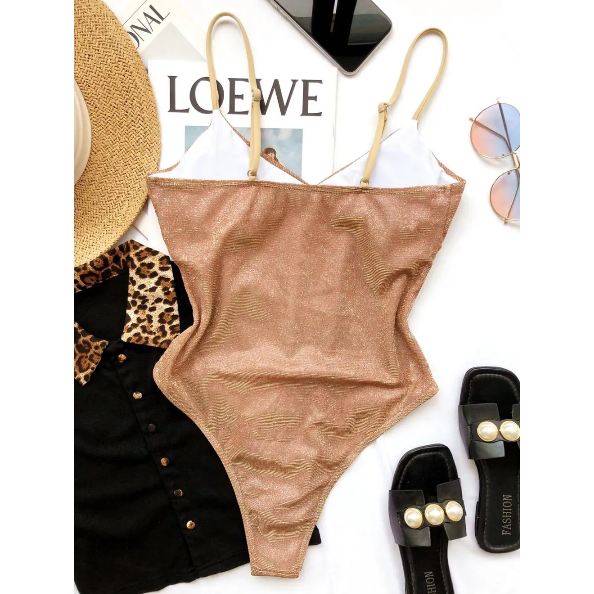Glitter One-piece Swimsuits from Kawaii Stop