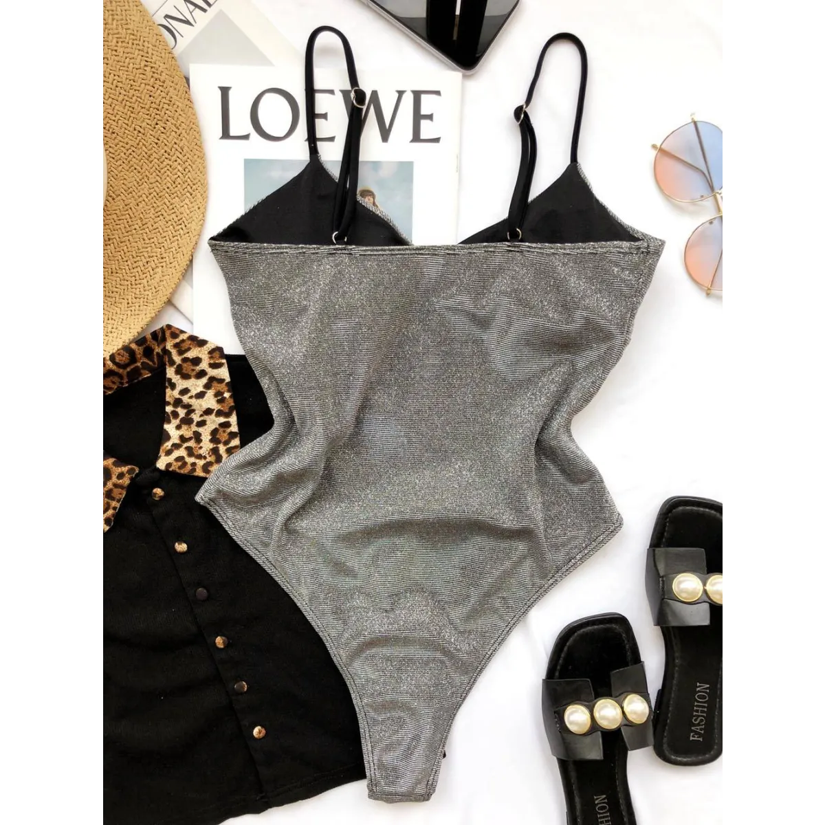 Glitter One-piece Swimsuits from Kawaii Stop