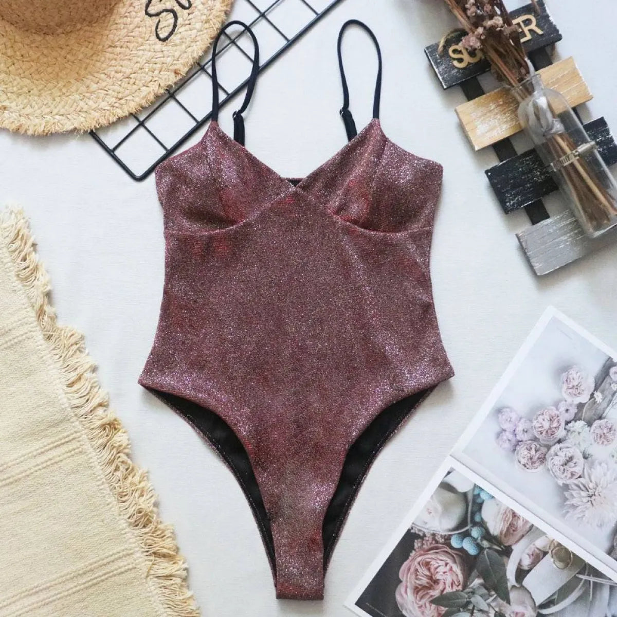 Glitter One-piece Swimsuits from Kawaii Stop
