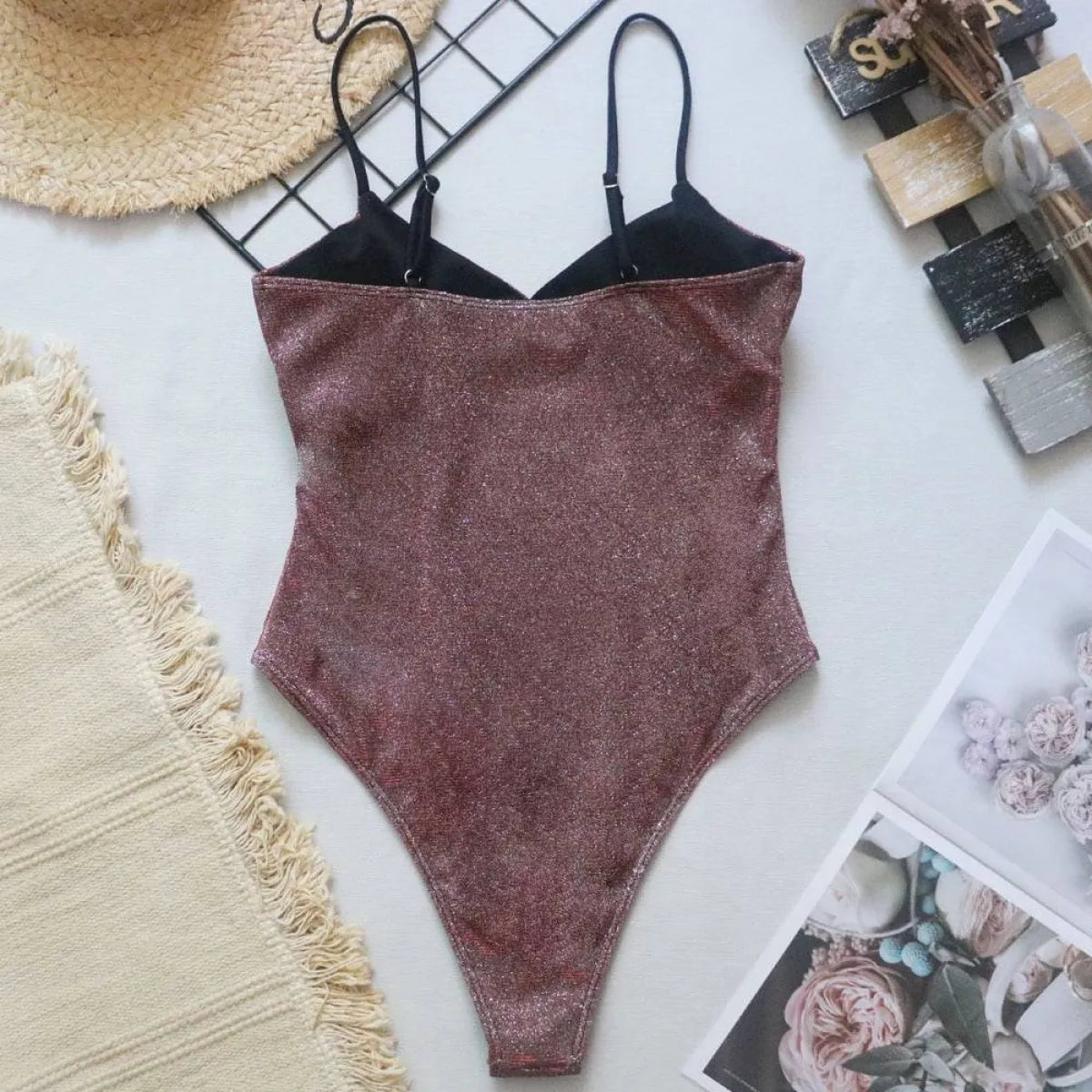 Glitter One-piece Swimsuits from Kawaii Stop