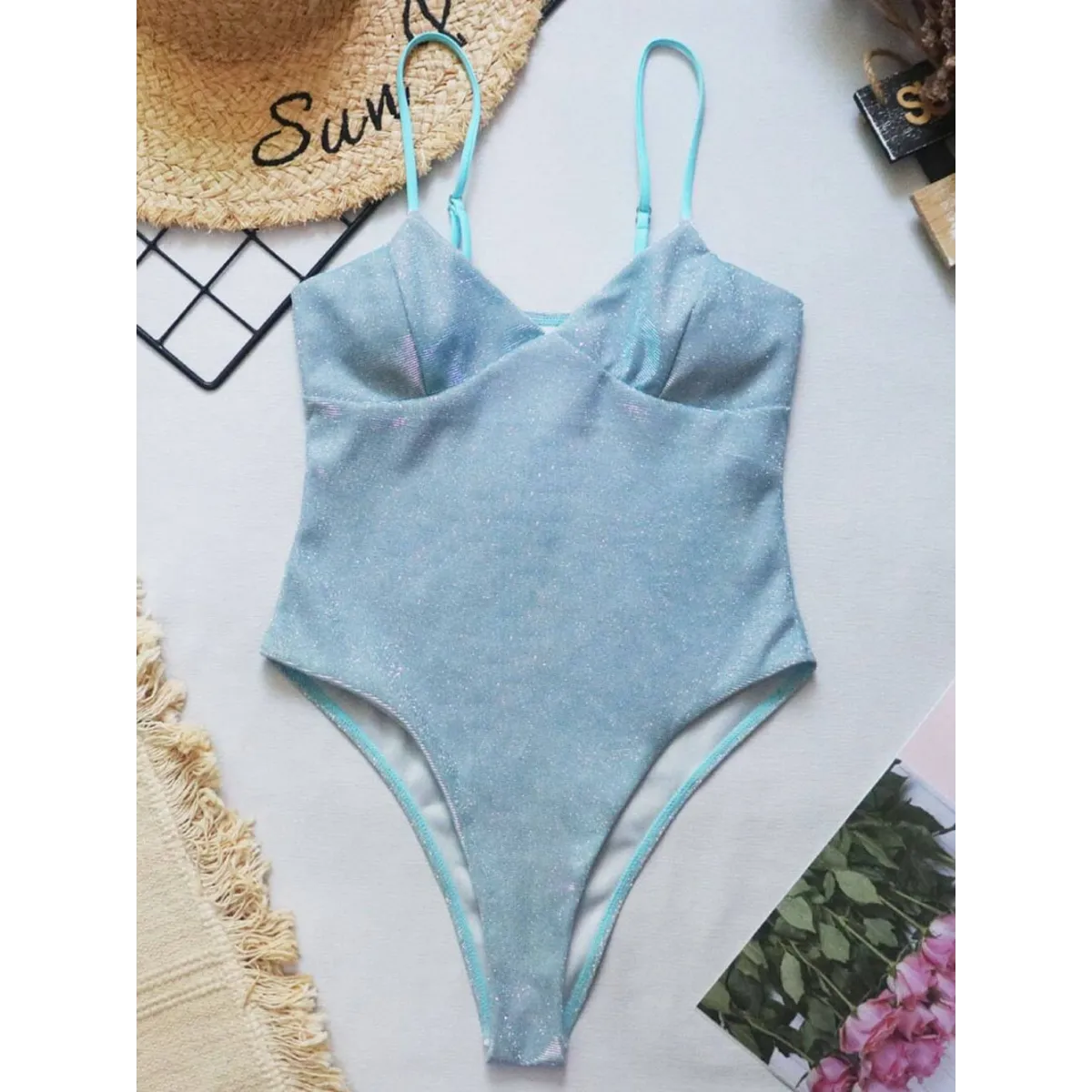 Glitter One-piece Swimsuits from Kawaii Stop
