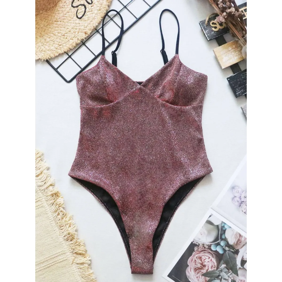Glitter One-piece Swimsuits from Kawaii Stop