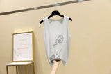 Glitter Print Tank Top From Kawaii Stop