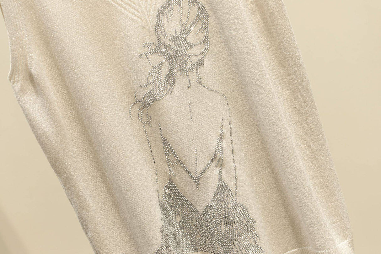 Glitter Print Tank Top From Kawaii Stop