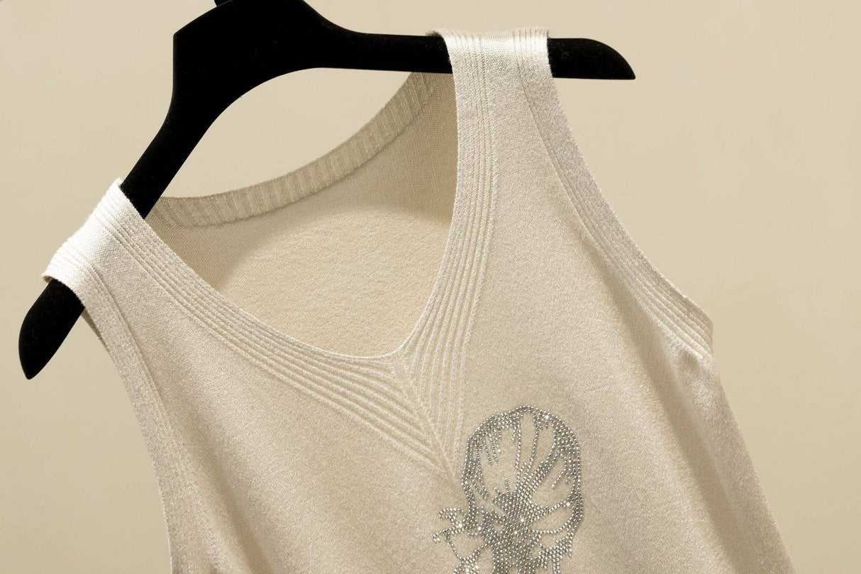 Glitter Print Tank Top From Kawaii Stop