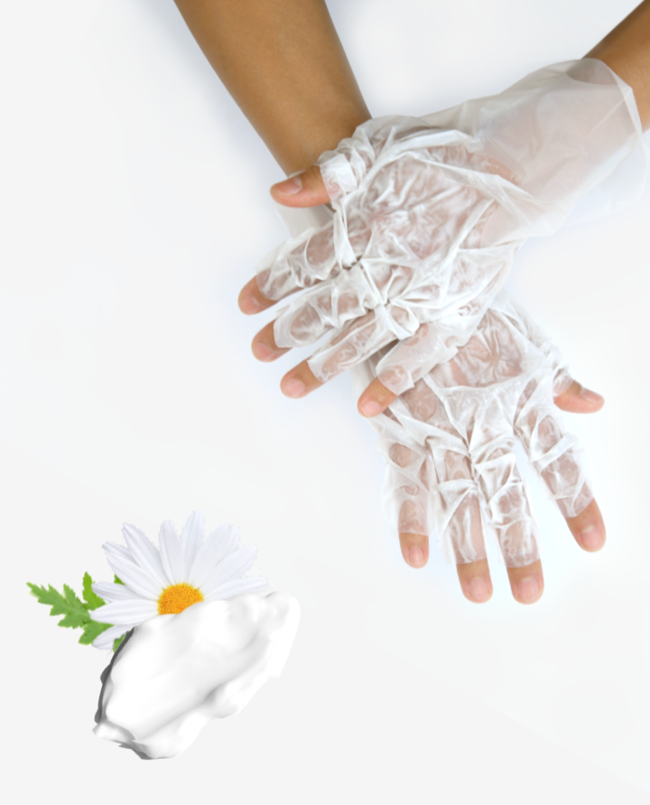 Avry Shea Butter Gloves - Chamomile from Queen Nails & Beauty Supplies