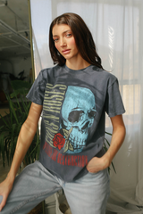 Guns N Roses Flower Skull Tee from People of Leisure
