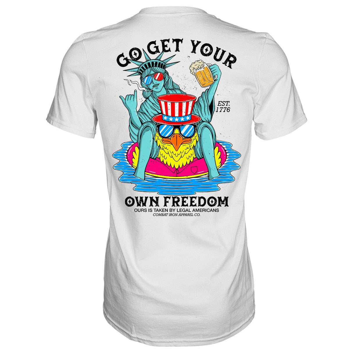 Get Your Own Freedom Men's T-Shirt From Combat Iron Apparel