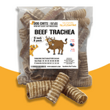 Beef Trachea for Dogs, 8 - 6 Inch Pieces from Dog Chits Pet Products