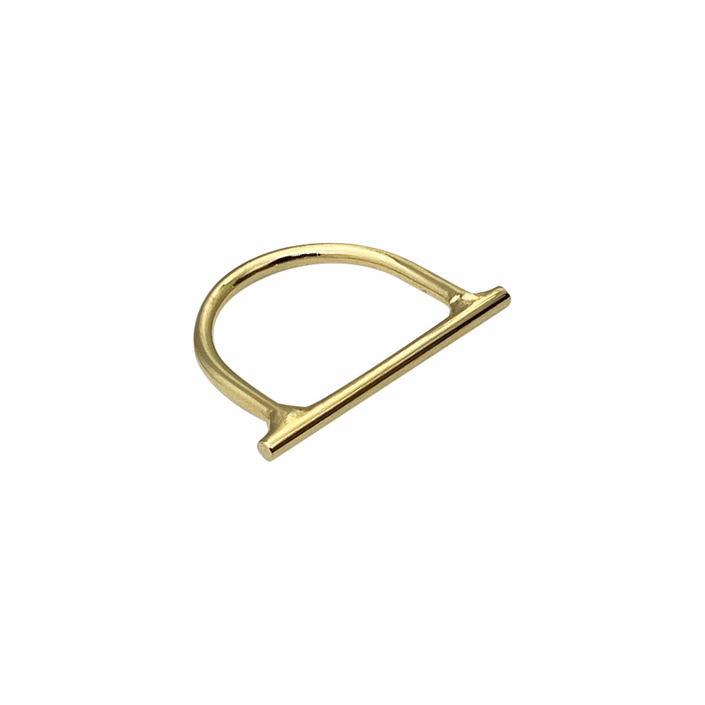 Minimal Bar Bombshell Ring from SLATE + SALT