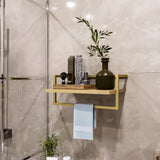 Bathroom Shelf and Towel Holder from VITAHOME DESIGN LLC