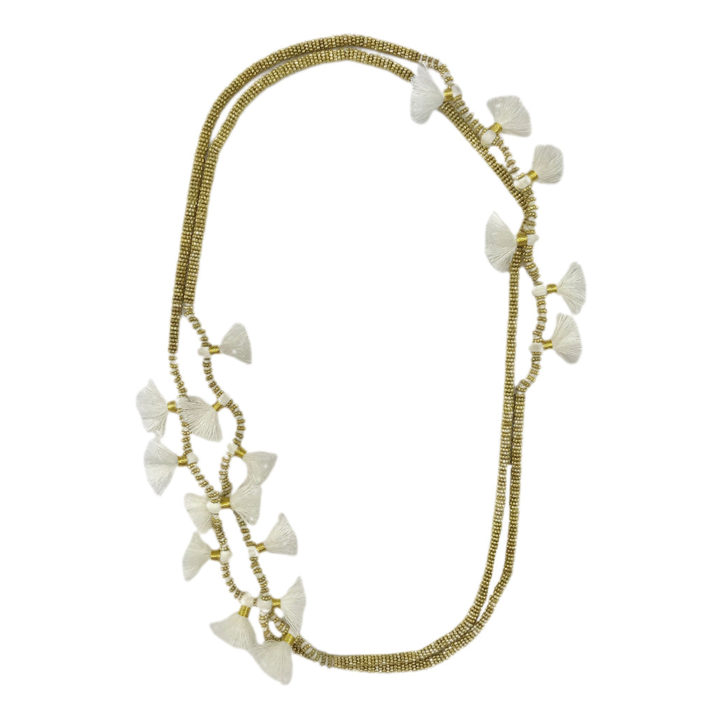 Krisha Tassel Necklace from SLATE + SALT