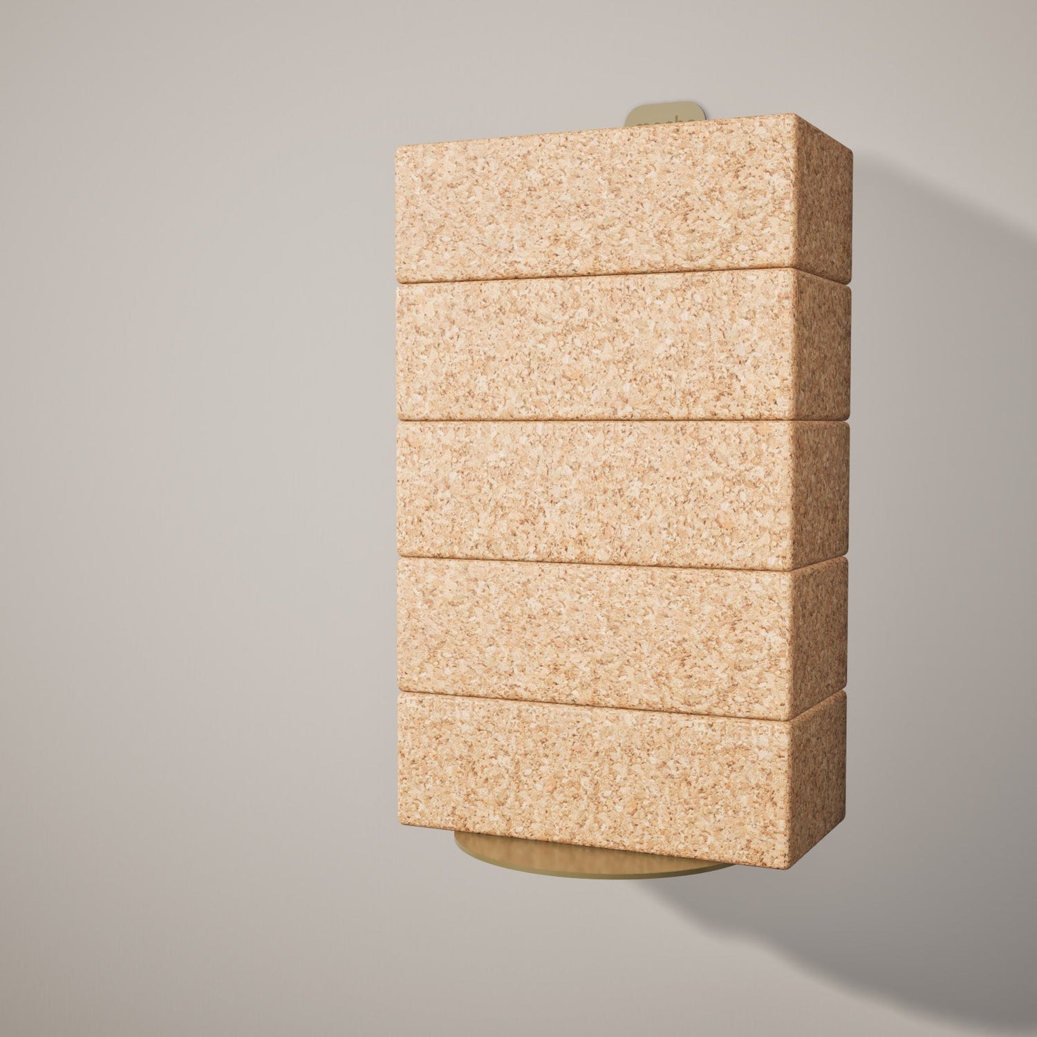 Yoke Yoga Block Wall Bracket | Gold from Mache