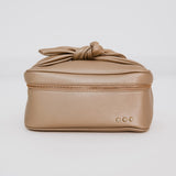 Holiday Gold Madelyn Bow Makeup Bag from Pretty Simple