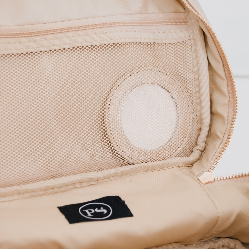 Holiday Gold Madelyn Bow Makeup Bag from Pretty Simple