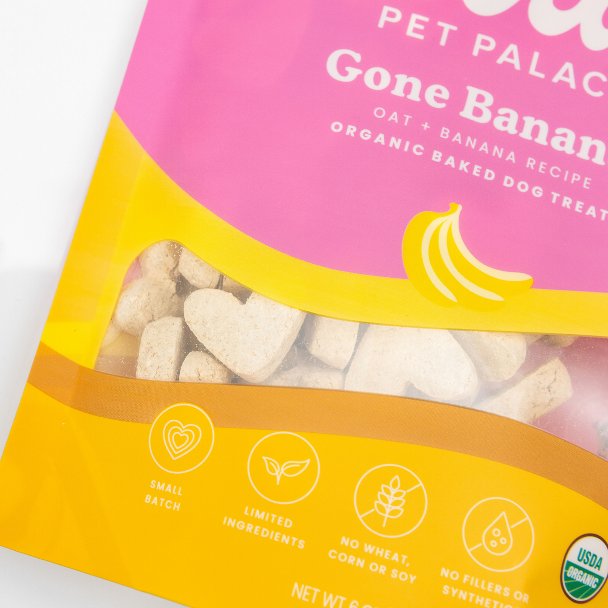 Organic Baked Dog Treats - Gone Bananas from Ava's Pet Palace