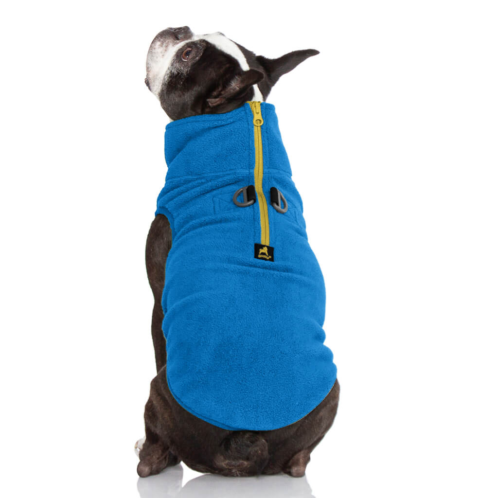 Half Zip Up Fleece Vest from Gooby