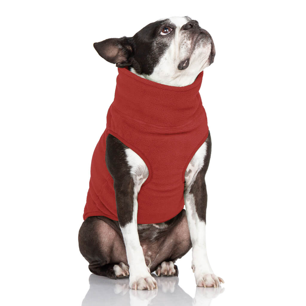 Half Zip Up Fleece Vest from Gooby