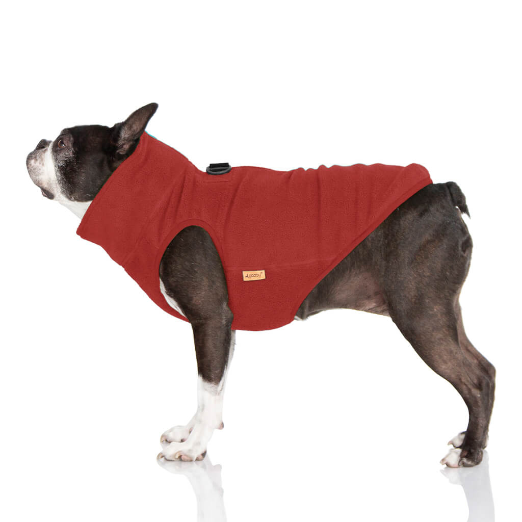 Half Zip Up Fleece Vest from Gooby
