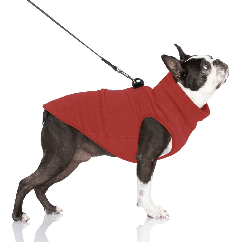 Half Zip Up Fleece Vest from Gooby