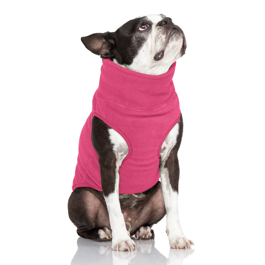 Half Zip Up Fleece Vest from Gooby