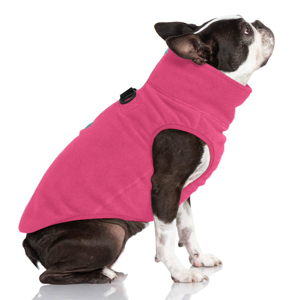 Half Zip Up Fleece Vest from Gooby