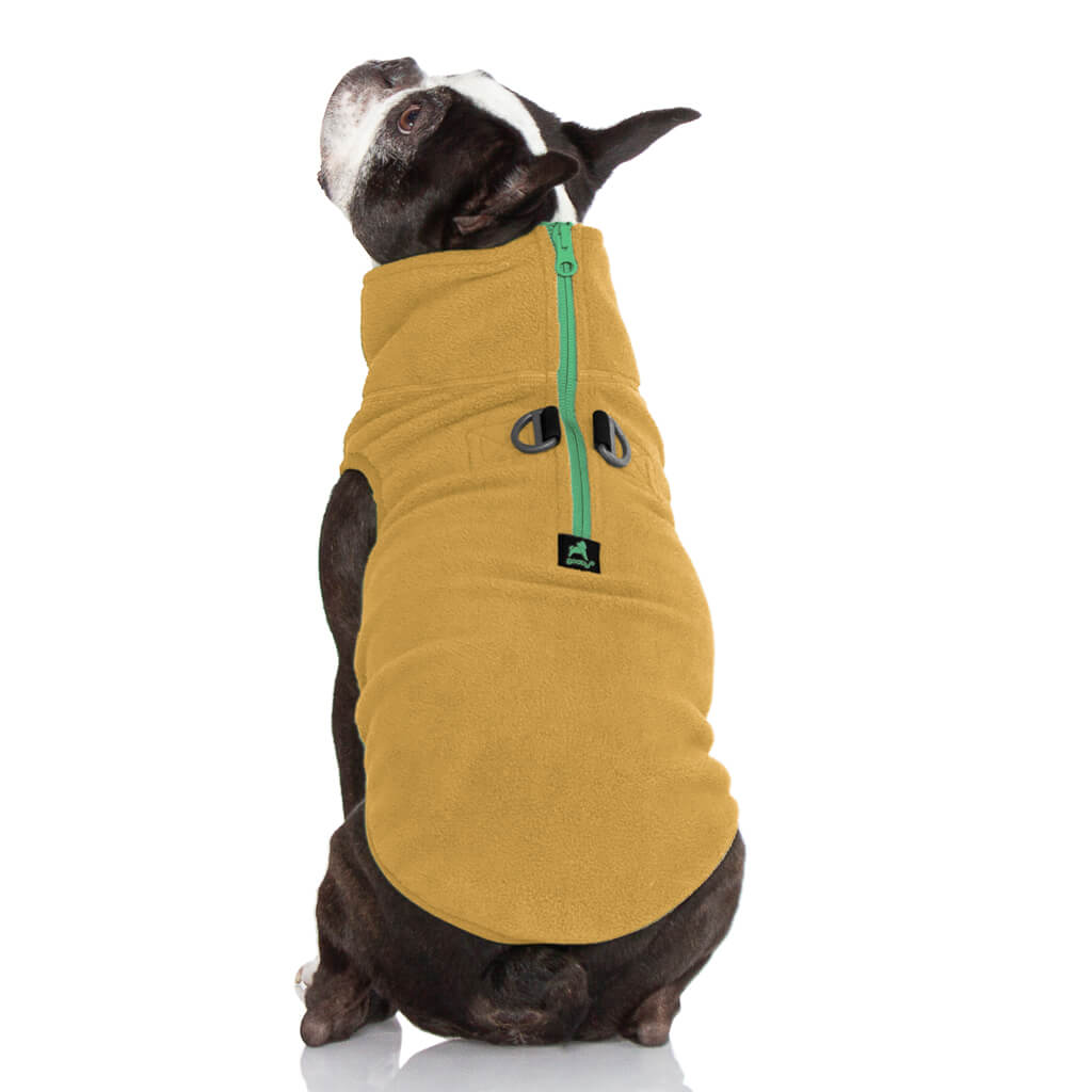 Half Zip Up Fleece Vest from Gooby