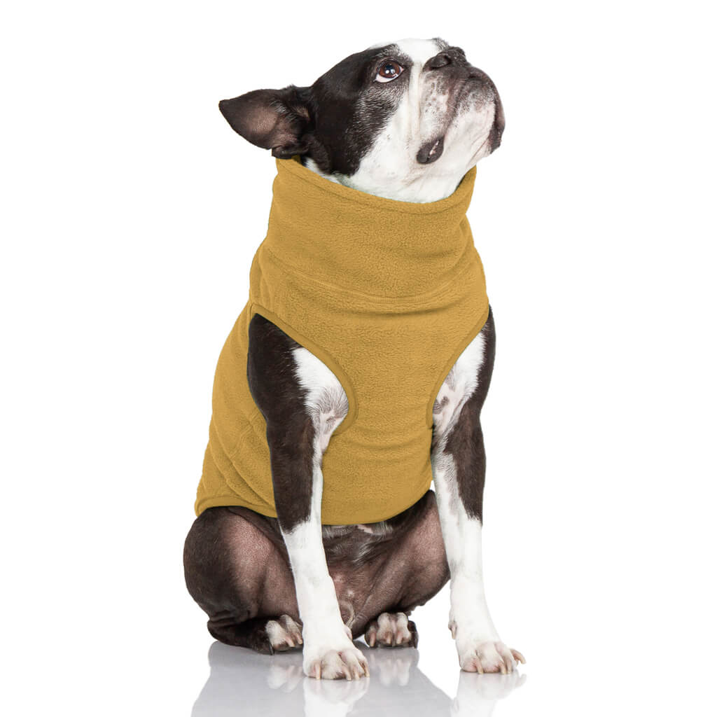 Half Zip Up Fleece Vest from Gooby