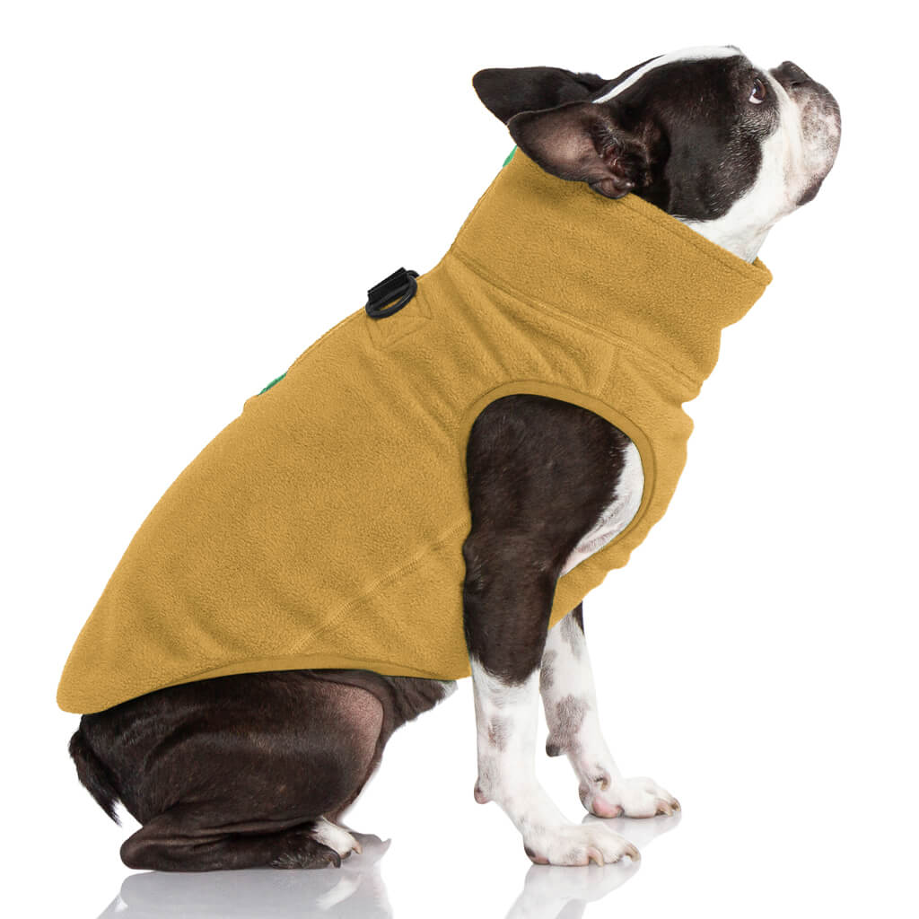 Half Zip Up Fleece Vest from Gooby