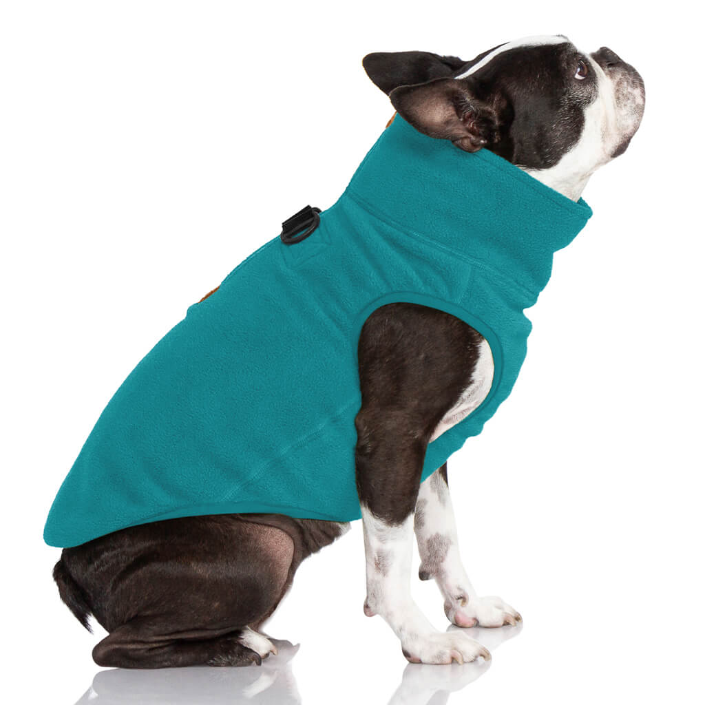 Half Zip Up Fleece Vest from Gooby