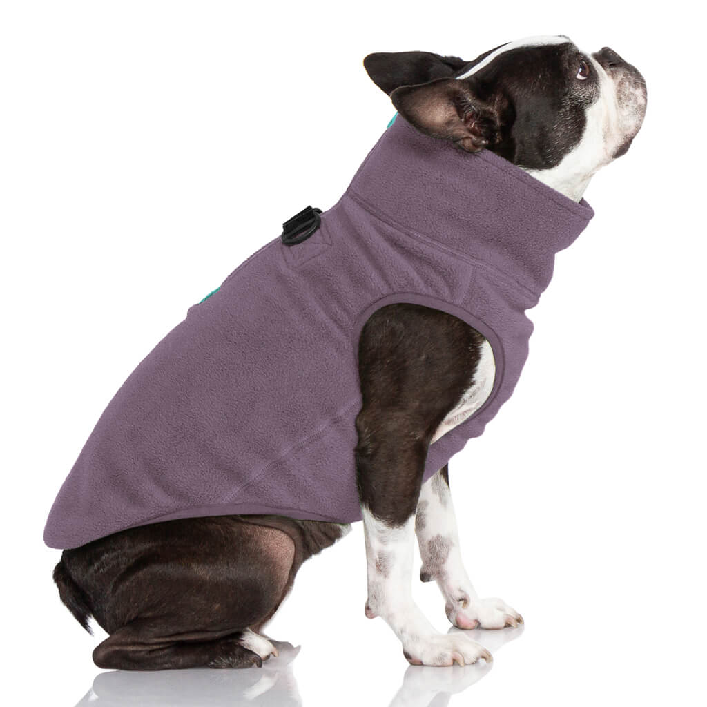 Half Zip Up Fleece Vest from Gooby
