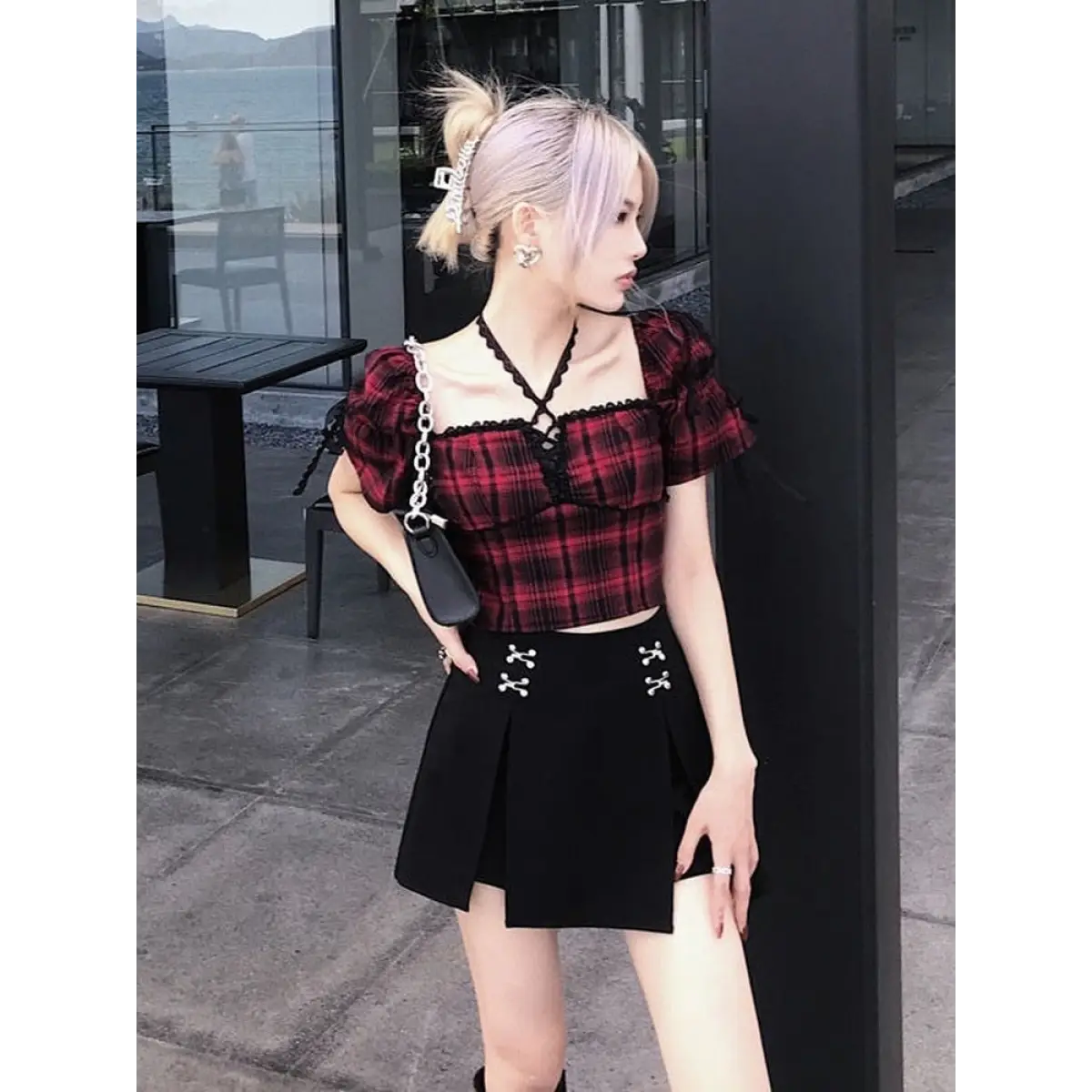 Gothic Harajuku Crop T-shirts From Kawaii Stop