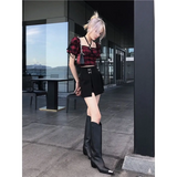Gothic Harajuku Crop T-shirts From Kawaii Stop