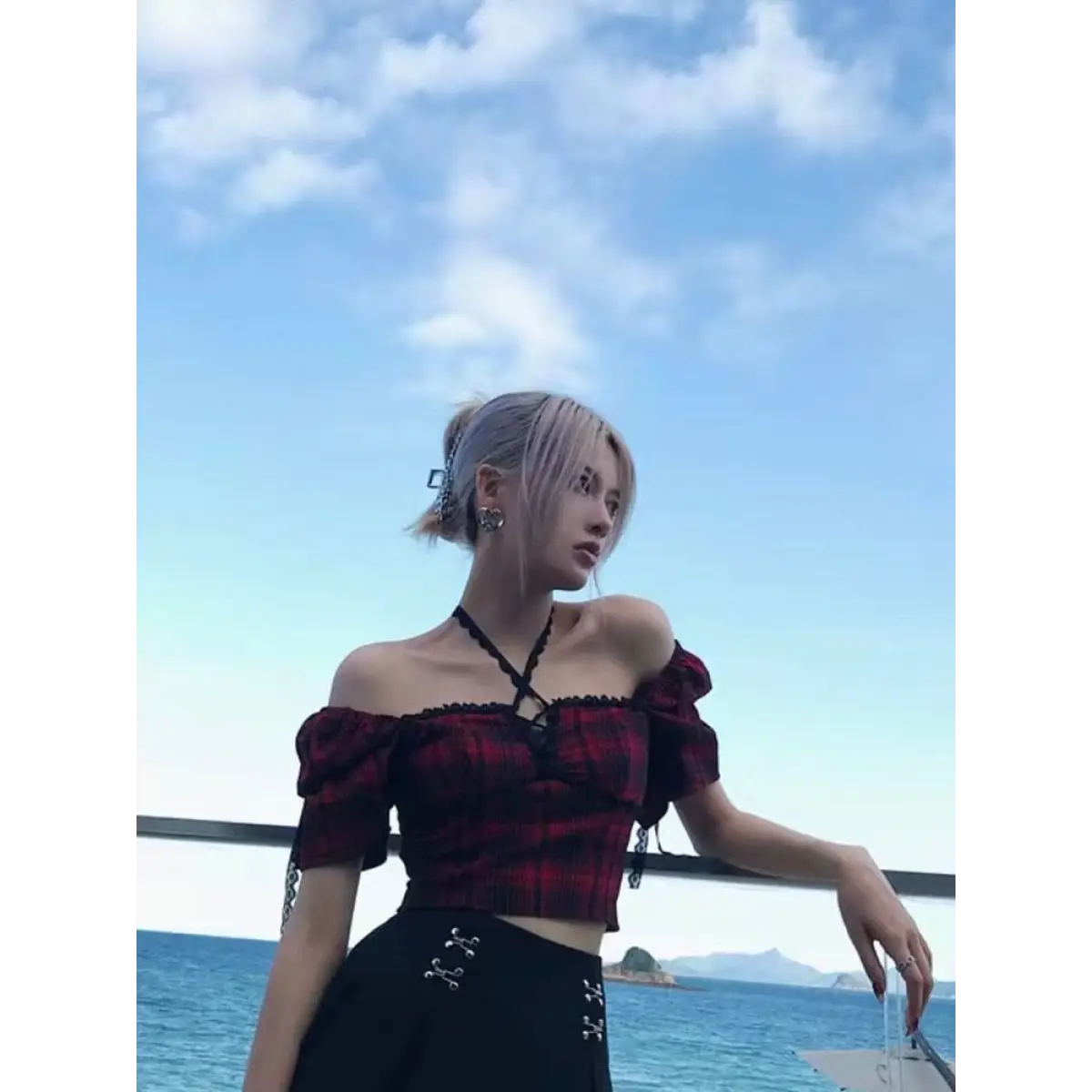 Gothic Harajuku Crop T-shirts From Kawaii Stop