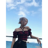 Gothic Harajuku Crop T-shirts From Kawaii Stop